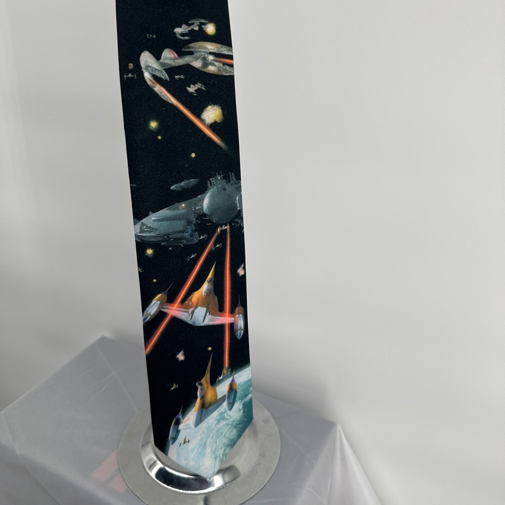 VINTAGE 1999 Ralph Marlin Star Wars Episode 1 Space Battle Tie
